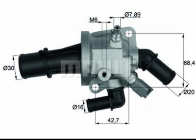 TERMOSTAT FIAT PANDA PUNTO 500 DOBLO 1 3 JTD BEHR 5857093005