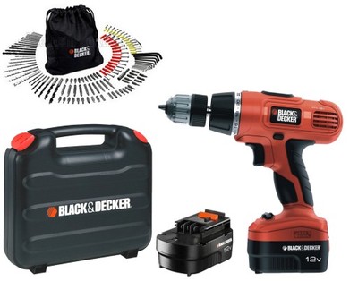 WIERTARKO WKRĘTARKA BLACK DECKER 12V UDAR 2AKU 6970824560 oficjalne