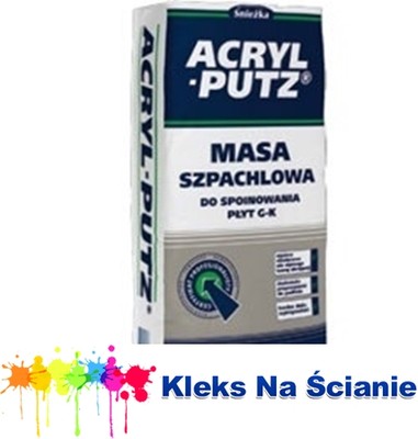 ACRYL PUTZ MASA SZPACHLOWA Z WŁÓKNEM 5KG ŚNIEŻKA 6458263987