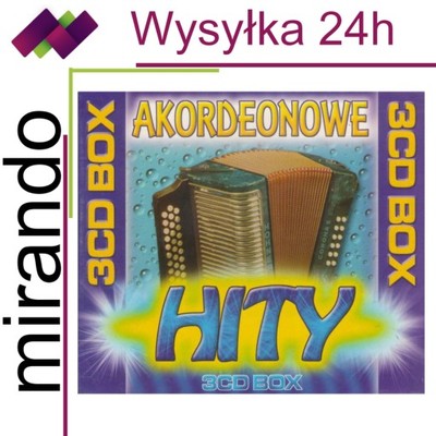 AKORDEONOWE HITY BOX - 3CD