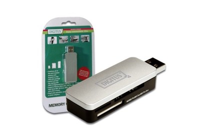 Czytnik kart USB 2.0 jako stick, SDHC, MMC, MS i