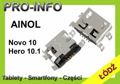 GNIAZDO MICRO USB Ainol Novo 10 Hero 10.1 FV Łódź