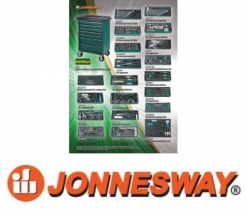 Jonnesway Wózek 7-szufladowy + 266szt. Narzędzi 7-
