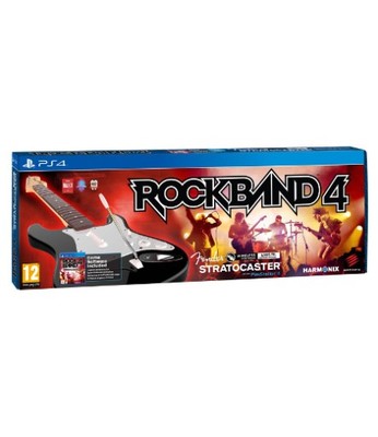 ROCK BAND 4+GITARA ZESTAW PS4 100% NOWY 4CONSOLE!