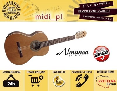 ALMANSA STUDY 400 Hiszpańska gitara klasyczna