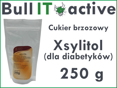 Ksylitol XYLITOL Cukier Brzozowy FIŃSKI spoży 250g