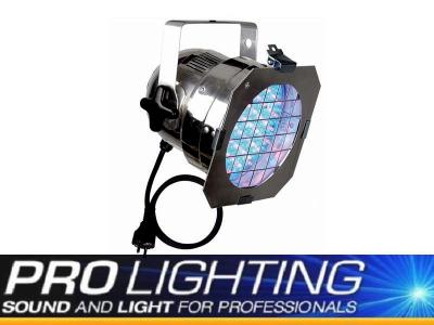 Showtec LED PAR-56 RGB, DMX, Spot, srebrny