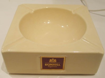 Dunhill stara ceramiczna popielniczka sygnowana