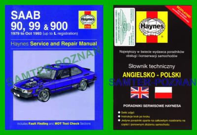 Saab 90 99 900 (1979-93) instrukcja napraw Haynes