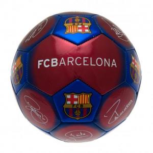 Piłka nożna z podpisami rozmiar 5 - FC BARCELONA