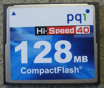 Karta Compact Flash CF 128MB PQI FV