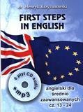 FIRST STEPS IN ENGLISH CZ.2 (13-24) INTENS. KURS