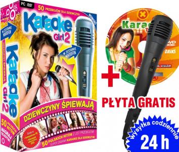Zestaw Karaoke Girl 2 + solidny Mikrofon + GRATIS