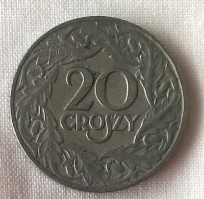Generalna Gubernia - 20 Groszy 1923 (cynk)