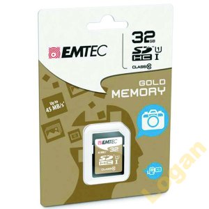 Karta pamięci 32GB SD 45MB/s EMTEC UHS-1 fvat