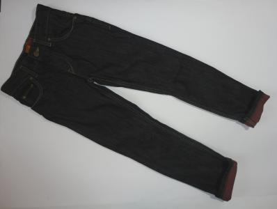 F4U* NEXT spodnie czarne jeans 134 jnowe regulacja