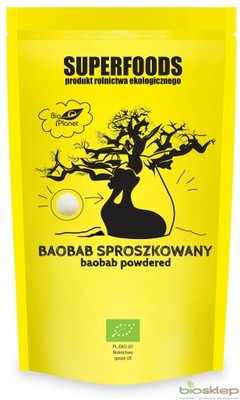 Baobab Sproszkowany BIO 150 g Bio Planet