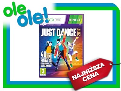 Gra na XBOX360 Just Dance 2017 MUZYCZNE TANIEC 3+