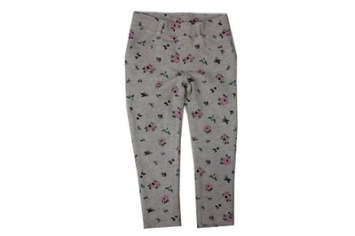 Spodnie w kwiaty marki H&M r 92/98 (A1813)