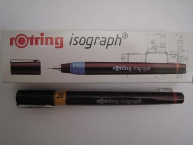Rapidograf Rotring ISO 0,20mm