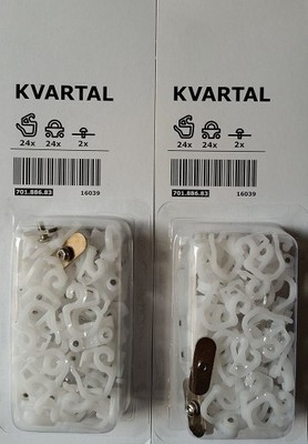 IKEA KVARTAL Haczyki ślizgacze z kółeczkami OKAZJA