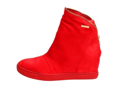 Czerwone buty damskie, sneakersy VICES 1133-19 r38 - 6921994581 - oficjalne  archiwum Allegro