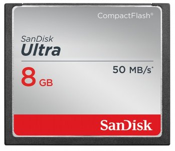 SANDISK ULTRA COMPACTFLASH 8GB 50MB/s