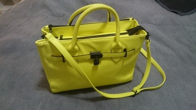 neonowo żółta torebka MOHITO shopper aktówka!!!!! - 6745342046 - oficjalne  archiwum Allegro