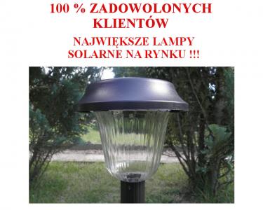WYPRZEDAŻ !!! DUŻE LAMPY SOLARNE lampa solarna - 3468778420 - oficjalne  archiwum Allegro