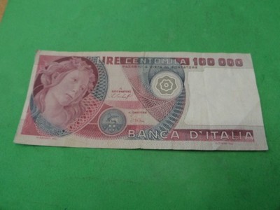 Włochy 100000 lirów 1978 rok