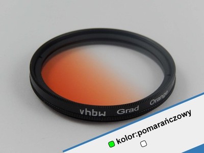 filtr połówkowy  pomarańczowy 43mm do aparatu