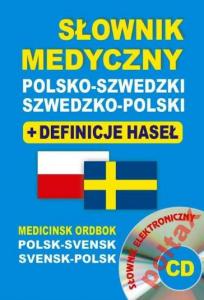 Słownik medyczny polsko-szwedzki szwedzko-pol + CD