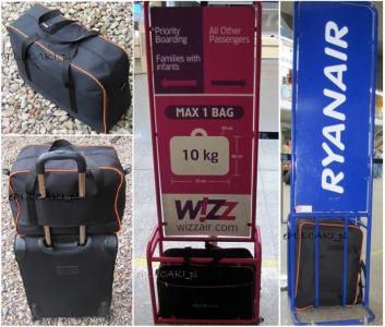 torba - bagaż podręczny Wizzair Ryanair 55x40x20cm - 3014302955 - oficjalne  archiwum Allegro