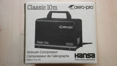 Kompresor HANSA AERO-PRO CLASSIC 10M + aerograf - 6805820346 - oficjalne  archiwum Allegro