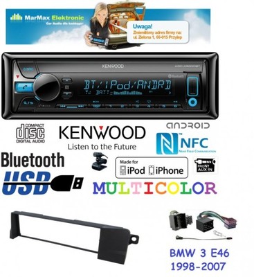 RADIO KENWOOD KDC-X5000BT BLUETOOTH FLAC BMW 3 E46 - 6179457703 - oficjalne  archiwum Allegro