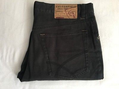 czarne jeansy COTTONFILED jak nowe 33/32