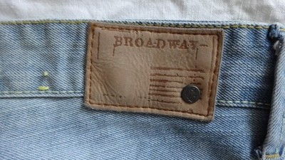 SPODNIE brodway- jeans    W33/L32   RURKI