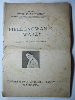 Pielęgnowanie twarzy, Dr Mozołowska 1930 KOSMETYKA