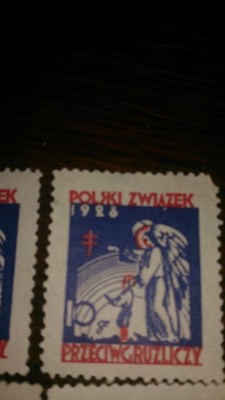 Polski Związek Przeciwgruźliczy znaczek 1928 rok
