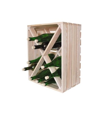 Drewniany stojak na butelki wino BOTTLEBOX