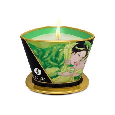 Świeca do masażu - Shunga Massage Candle Green Tea