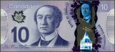 Kanada - 10 dolarów 2013/2015 * new sign.* polimer