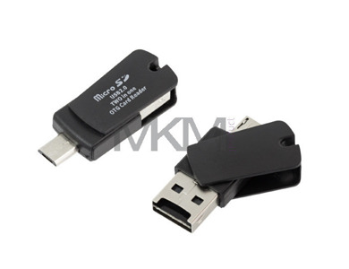 CZYTNIK KART MICRO SD USB + MICRO USB 2W1