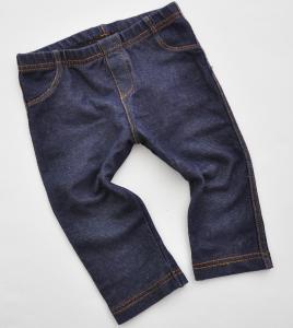 F&amp;F*Boskie getry imitujące jeans. spodenki*74