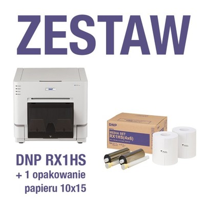 [Zestaw] PAPIER DS-RX1HS 10X15/1400szt  + Druka...