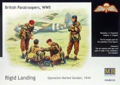 Master Box 3534 British paratroopers, 1944. Kit 2