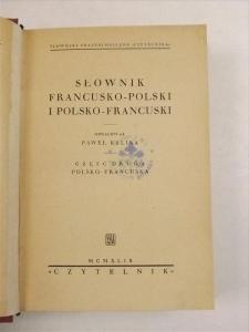 Kalina - Słownik francusko-polski, 1949 r.