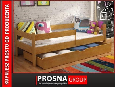 Łóżko dla dzieci MAJA + materac + szuflada GRATIS