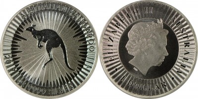 moneta srebrna Australijski Kangur 2017 999
