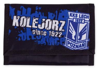 Portfel Sportowy Czarny Lech Poznań SKLEP KIBICA